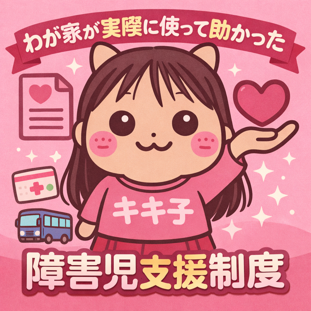 🌈初めてでも大丈夫。わが家が実際に使って助かった障害児支援制度