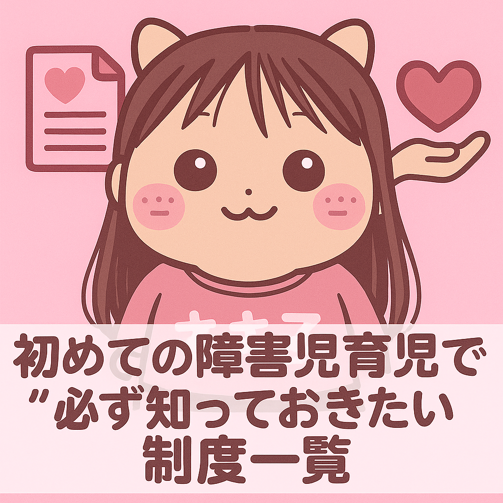 🧡初めての障害児育児で“必ず知っておきたい”制度一覧
